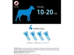 Spot-on Chien M - Pipettes anti-puces pour chien de 10 à 20 kg - 4 pipettes de 1,34ml