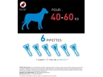 Spot-on Chien XL - Pipettes anti-puces pour chien de 40 à 60 kg - 6 pipettes de 4,02ml