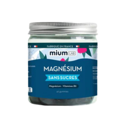 Mium Gummies Magnésium Sans Sucres - 42 gummies