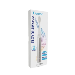 Elgydium Style Electric Brosse à dents électrique Souple couleur Argent