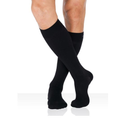 Legger Surfine Chaussettes de compression pieds fermés Classe 2 Noir fresh+ - Taille 3 normal