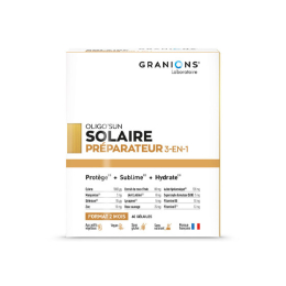 Granions Oligo'Sun Préparateur Solaire 3-en-1 - 60 gélules