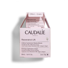 Caudalie resveratrol-Lift Crème cachemire redensifiante - 50ml + Crème tisane de nuit OFFERTE