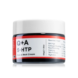 Q+A  Skincare 5-HTP Face & Neck Cream  - 50g