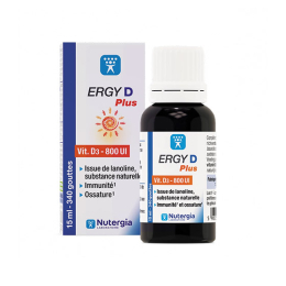 Nutergia Ergy D Plus Vitamine D3 800 UI - 15ml