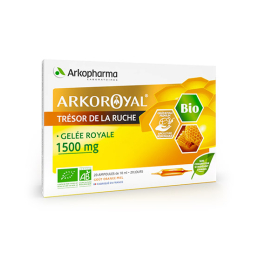 Arkopharma Arkoroyal Gelée Royale 1500 mg BIO - 20 ampoules