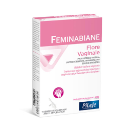 Pileje Feminabiane Flore vaginale - 7 comprimés + 1 applicateur