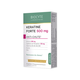 Biocyte Kératine Forte 500 mg Anti-chute - 40 gélules