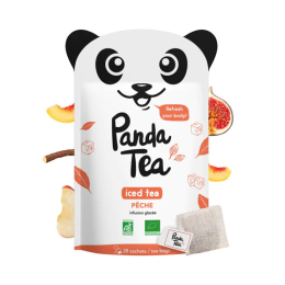Panda Tea Iced Tea Detox Pêche BIO - 28 sachets