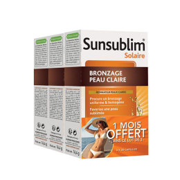 Nutreov Sunsublim bronzage peau claire - 3x28 capsules