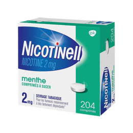 Nicotinell 2mg Menthe - 204 comprimés à sucer