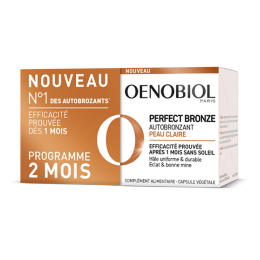 Oenobiol Perfect bronze Autobronzant Peau claire - 2x30 capsules