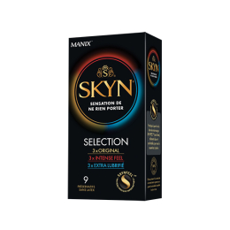 Manix Skyn sélection - 9 préservatifs sans latex