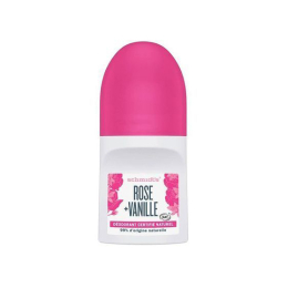 Schmidt's déodorant roll-on rose + vanille - 50ml
