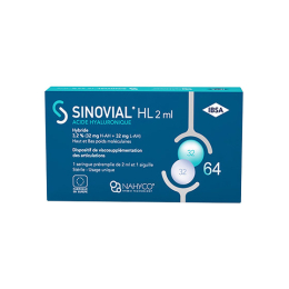 Sinovial HL 3,2% Injection d'acide hyaluronique - 1 seringue préremplie de 2ml