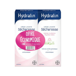 Hydralin Sécheresse Crème lavante - 2x200ml