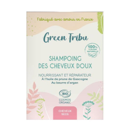 Green Tribu Shampoing Solide des Cheveux Doux - 95g
