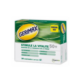 Gerimax Stimule la vitalité 50 ans et plus - 30 comprimés