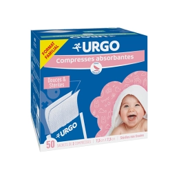 Urgo Compresses absorbantes - 50 sachets de 2 compresses