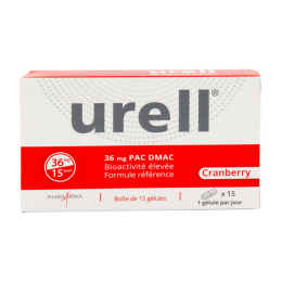 Pharmatoka Urell cranberry - 15 gelules
