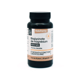 Nutraceutiques Bisglycinate de Magnésium - 90 gélules