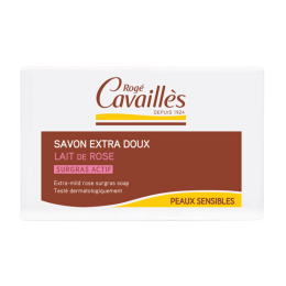 Rogé Cavaillès Savon surgras extra-doux lait de rose peaux sensibles - 150g