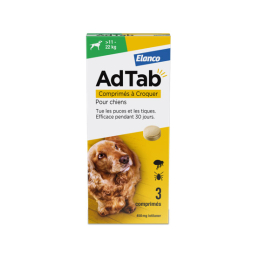 AdTab 450 mg - 3 comprimés à croquer