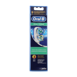 Oral-B Lot de 3 Brossettes Dual clean