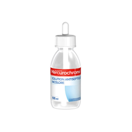 Mercurochrome Solution antiseptique incolore - 100ml