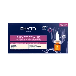 Phytocyane Traitement Antichute Progressive Femme - 12x5 ml