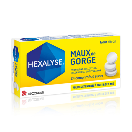 Hexalyse Maux de gorge - 24 comprimés à sucer