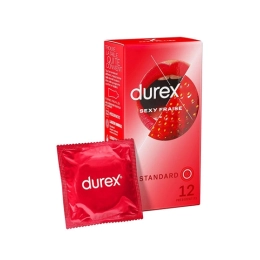 Durex Sexy Fraise - 12 préservatifs