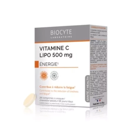 Vitamine C Lipo 500mg Energie - 28 comprimés à croquer