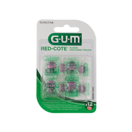GUM Red-Cote révélateur de plaque - 12 comprimés
