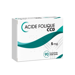 Laboratoires CCD Acide Folique 5 mg - 90 comprimés