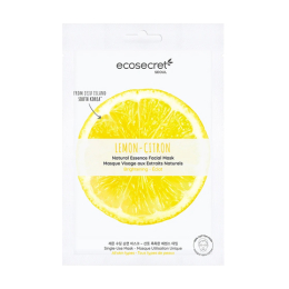 Eco Secret Masque visage Éclat à l'extrait naturel de Citron