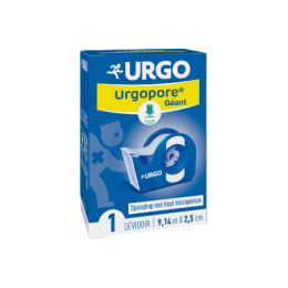 Urgo Urgopore Géant Sparadrap microporeux 9,14m x 2,5cm