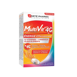 Forté Pharma Multivit'4G Energie - 30 comprimés effervescents