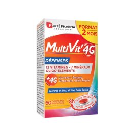 Forté Pharma Multivit'4G Défenses - 60 comprimés