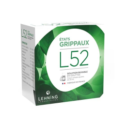 Lehning L52 Etat grippaux solution buvable en gouttes - 30ml