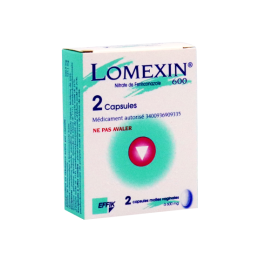 Effik Lomexin 600mg Capsules Molles Vaginales - 2 capsules