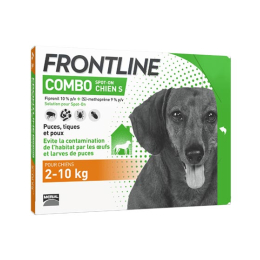 Frontline Combo Chien S 2 à 10 kg - 6 x 0.67 ml