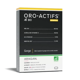 Synactifs Oroactif gorge BIO - 24 pastilles