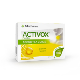 Arkopharma Activox Pastilles miel citron - 24 pastilles