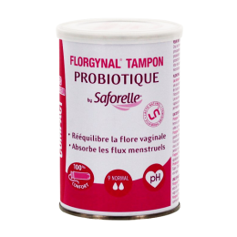 Saforelle Florgynal Tampon probiotique - x9