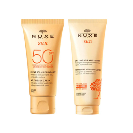 Nuxe Sun Crème fondante visage SPF50 - 50ml + Lait fraîcheur après-soleil - 50ml