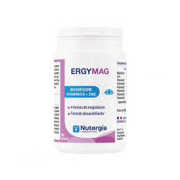 Nutergia Ergymag Magnésium, Vitamines B + Zinc - 90 gélules