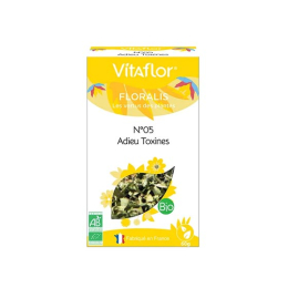 Vitaflor tisane BIO en vrac n°5 Adieu toxines - 50g