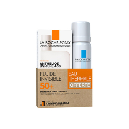 La Roche-Posay Anthelios UVMUNE 400 Fluide Invisible Avec parfum SPF50+ - 50 ml + Eau Thermale OFFERTE