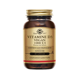 Solgar Vitamine D3 1000 UI Vegan - 60 capsules